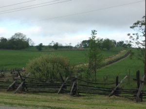 Running across the battlefield