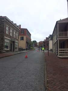 The first BIG hill Harpers Ferry Half
