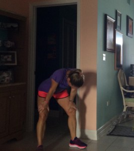 Tuesday's 5 mi of speed intervals almost brought me to my knees.