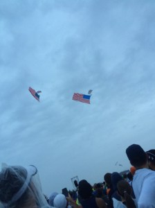 Start line festivities