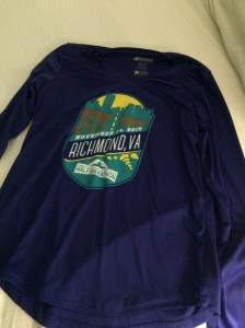 Race participant shirt