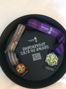 All my bling - two medals and my DejaVu award!