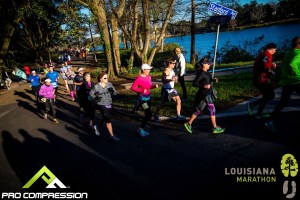 Running around the Lakes at LSU