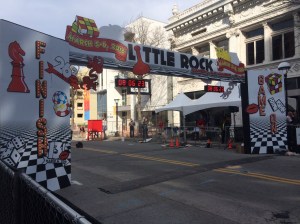 Little Rock Marathon finish line