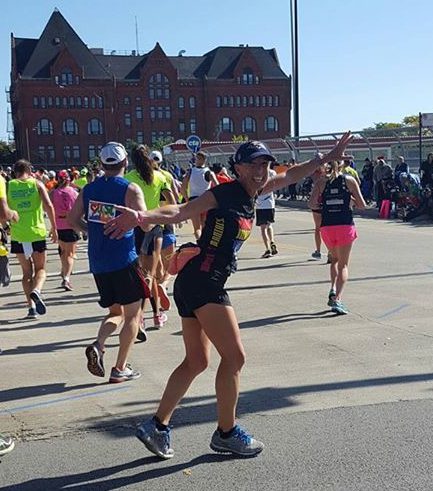 Photo credit Angie Whitworth Pace, who is a Maniac that I saw spectating the race