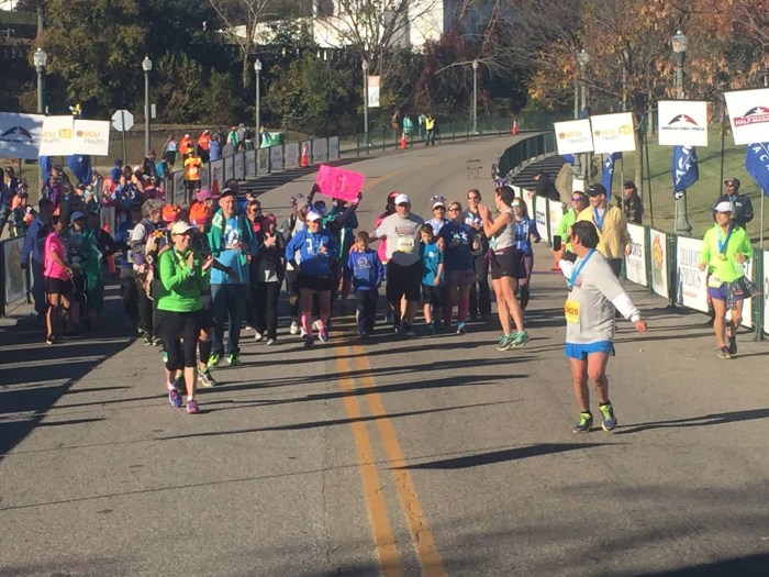 Keith makes his way to the finish.