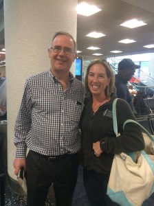 I met the governor of Bermuda in the Miami airport. 