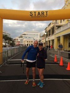 Pre-race with Bart Yasso